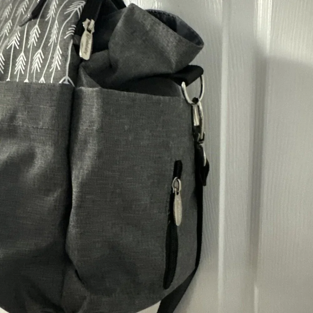 Lekebaby Baby Nappy Changing Bag Satchel Messenger Large Capacity, Arrow GR48